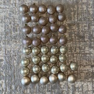 Champagne Colored Ornaments